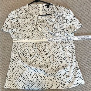 Polka Dot Women's Top Ann Taylor
